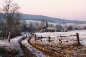 Пейзаж села