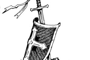 Рисунок шпага