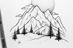 Легкие рисунки природы