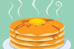 Стол на масленицу рисунок