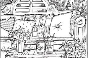 Домовой раскраска