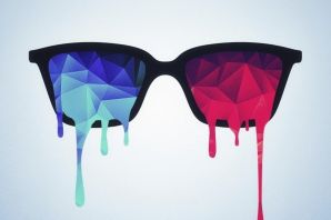 Нарисованные очки