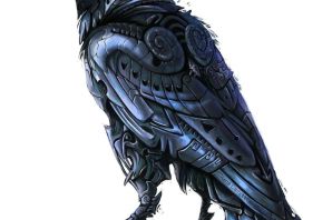 Ворон нарисованный