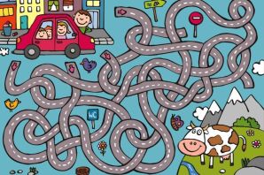Лабиринт детский рисунок