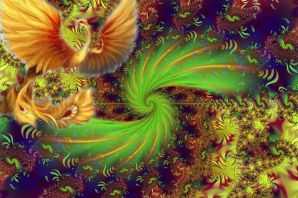 Жар птица иллюстрация