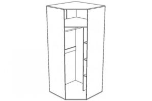 Угловой шкаф эскиз