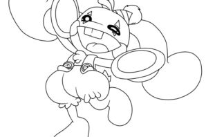 Раскраска бонзо