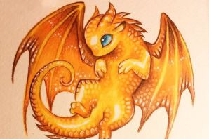 Новогодний дракон рисунок