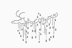 Рисунок осенний дождь