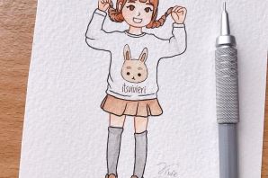 Легкие средние рисунки