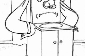 Рисунок на тему мойдодыр