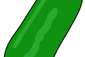 Огурец детский рисунок