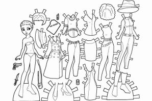 Бумажки раскраска