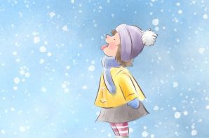 Снег рисунок для детей