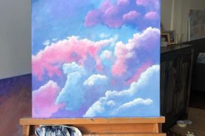 Легкие рисунки акрилом