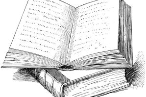 Книжка открытая рисунок