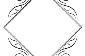 Ромб трафарет