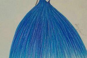 Рисунок синий
