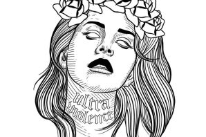 Эстетик герл раскраски