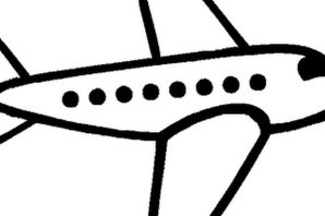 Самолет для срисовки