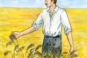 Хлебороб раскраска