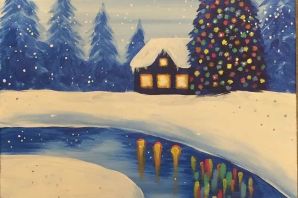 Рисунок на новогоднюю тему