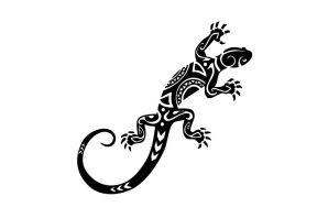 Ящерица иллюстрация