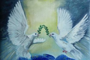 Раскраска мирное небо