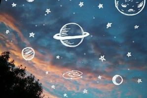 Звездное небо рисунок