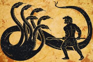 Рисунок геракл и гидра