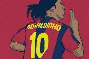 Роналдиньо раскраска