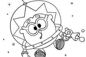 Раскраска смешарики пин