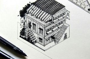 Эскизы архитекторов