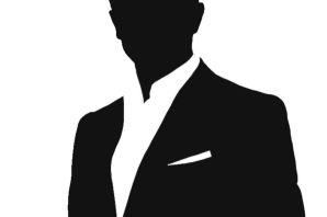 Человек в костюме рисунок