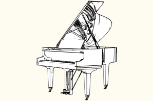 Рояль рисунок