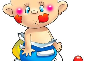 Нарисованный малыш