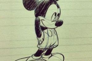 Легкий рисунок микки мауса