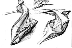 Эскизы заха хадид