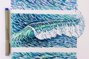 Живая зыбь рисунок