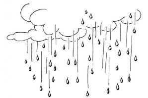 Дождь рисунок для детей