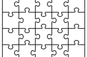 Пазл раскраска