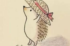 Еж рисунок карандашом