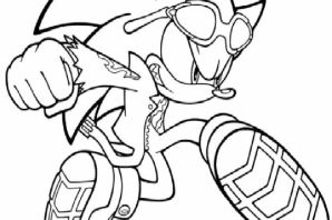 Робот соник раскраска