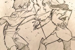 Драка рисунок