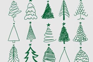 Елка иллюстрация