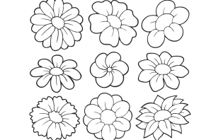 Рисунок ромашка раскраска