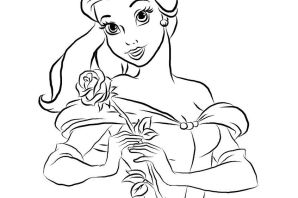 Раскраска бэль