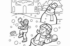 Рисунок зимние забавы