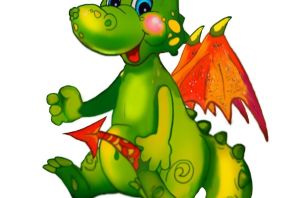 Добрый дракон рисунок