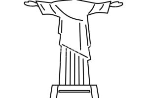 Рисунок статуи